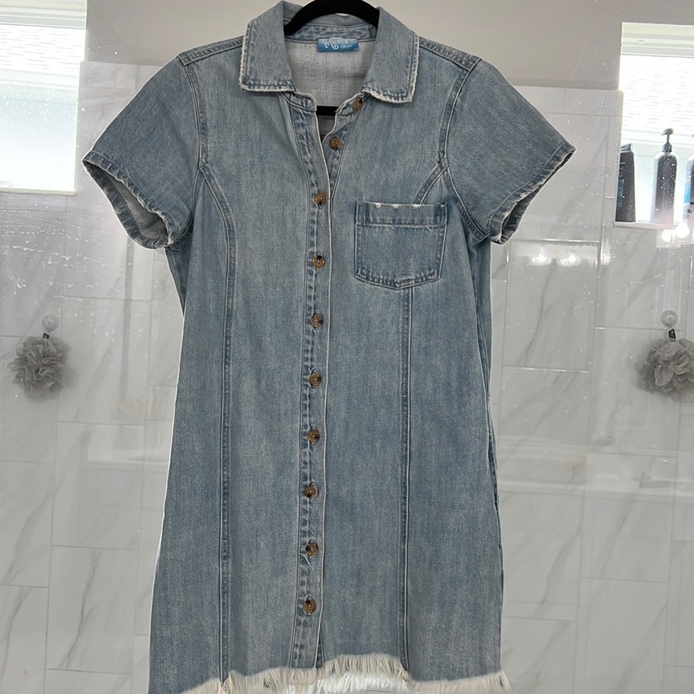 Show me your mini denim button dress